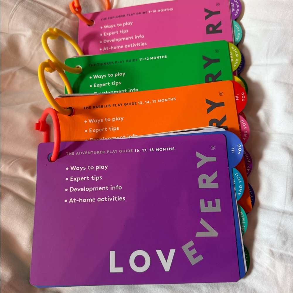 Lovevery Play Guides: The Explorer, The Thinker, The Babbler, The Adventurer